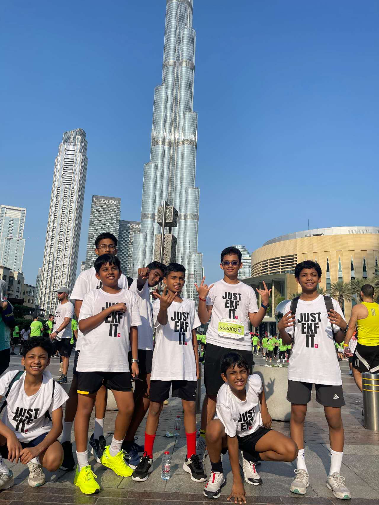 EKF Supports Youth Athletes at Dubai Run 2024