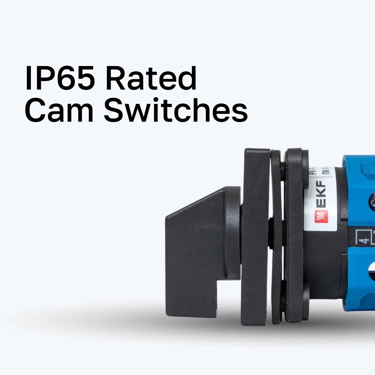 IP65 rated cam switches